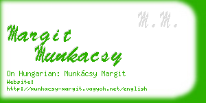 margit munkacsy business card
